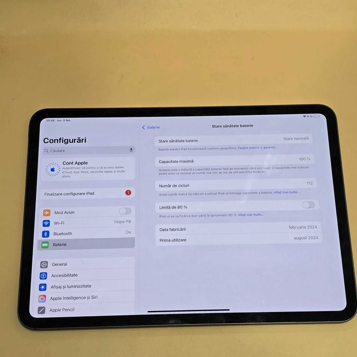 Hope Amanet P8 iPad Pro 11 inch M4, 256gb stocare, 100% baterie