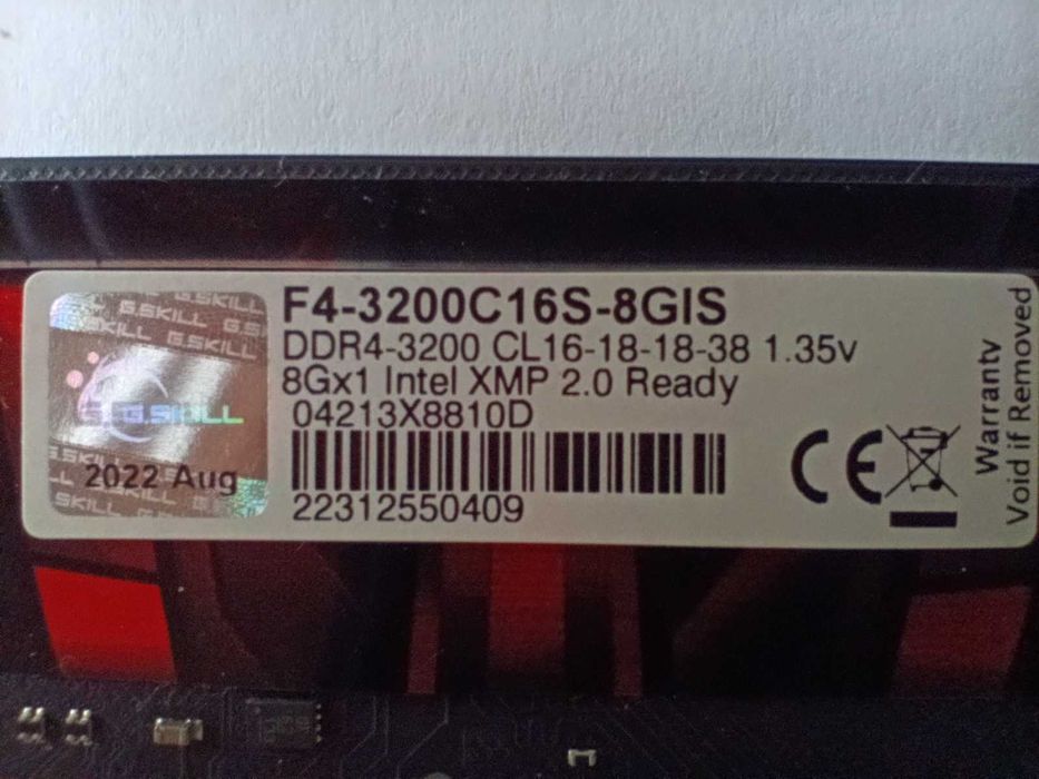 G.Skill Aegis DDR4 2x8GB