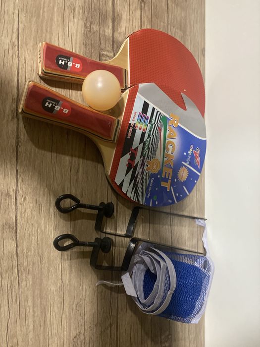 Настольные ракетки с сеткой и креплением и шариком в подарок