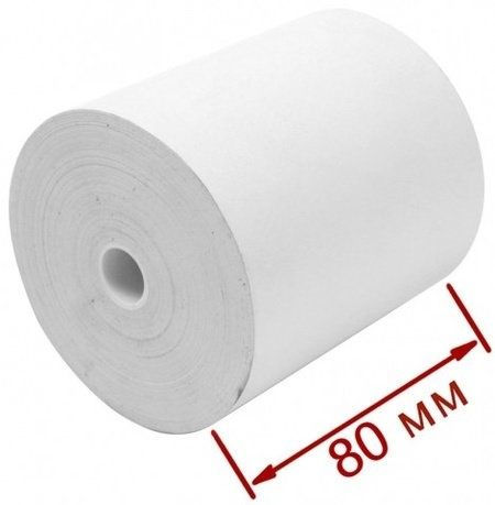 Чековая лента 80×80mm.