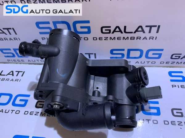 Corp Carcasa Termostat cu Senzor Temperatura Apa Seat Toledo 3 1.4 BXW 2005 - 2009 Cod 032121111BM [N1757]