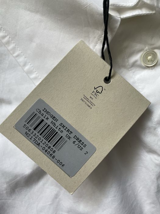 ALLSAINT Imogen Shırt Dress/Нова дамска риза Тип рокля UK 6/US 2