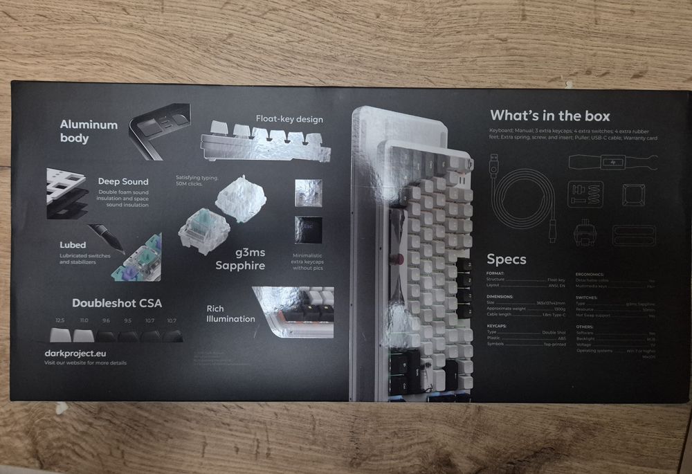 Геймърска клавиатура Dark Project Fuji 2