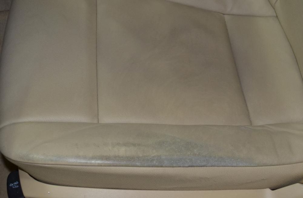 Reconditionare VOPSESC scaune Bmw X6-Vand Vopsea Piele Bej Crem