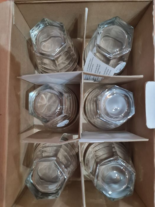 Set 6 pahare whisky, Vidivi, Baguette, 340 ml, sticla, transparent