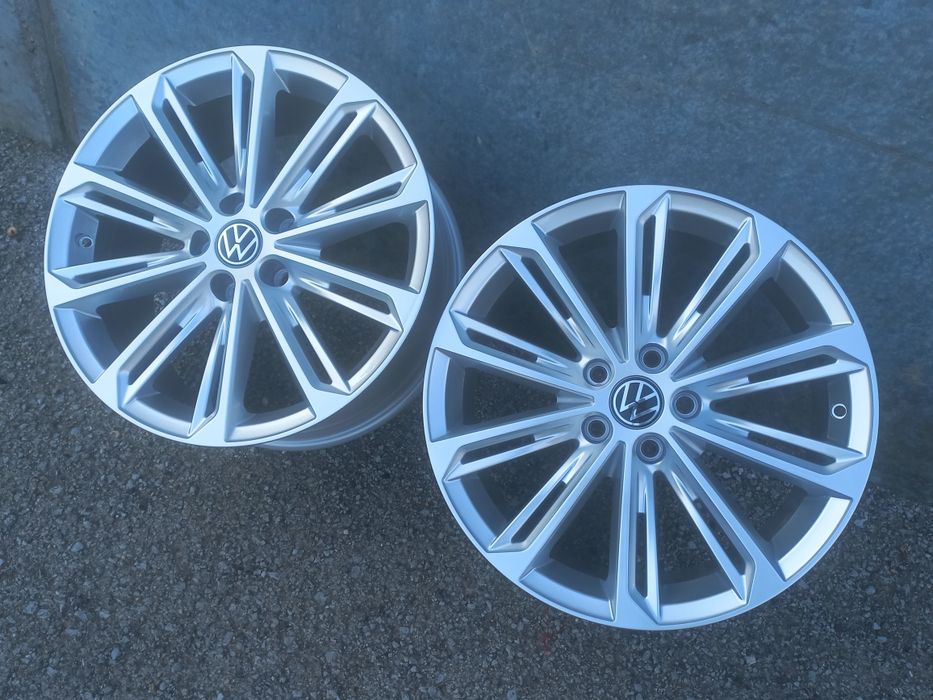 18"Verona 8j et35 Vw Golf Passat Tiguan Touran Caddy T-Roc Seat Skoda Чисто Нови.