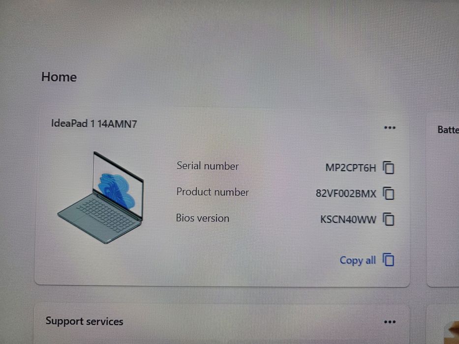 Ryzen 3 7320U 8 gb DDR5 Ssd 120