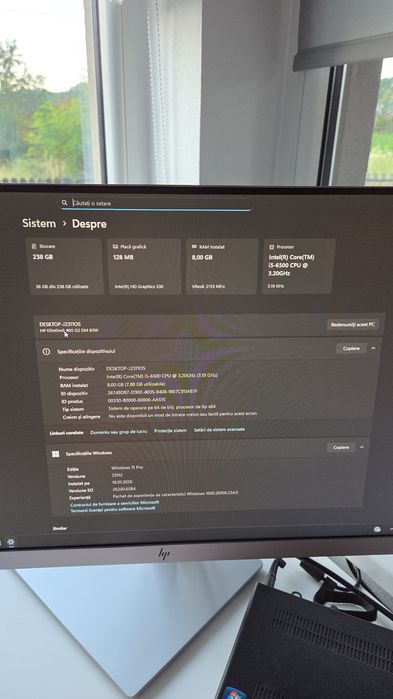 Monitor + MiniPC EliteDesk 800 G2 DM 65W