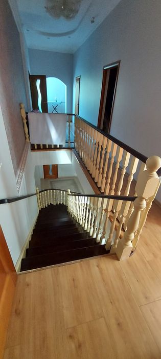 Лестница бук сосна