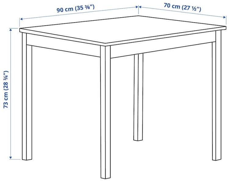 IKEA Olmstad Белый стол