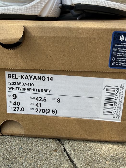 Asics gel kayano 14