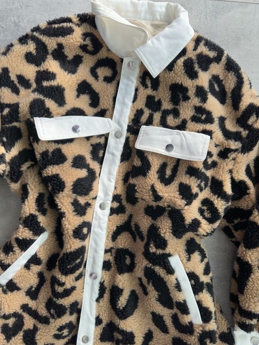Пухено Леопардово палтенце * Подарък Клин - Чисто Нови*** - 50лв.
