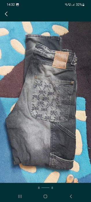 Blugi baieti largi gri