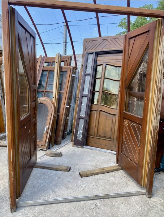 USA CASA INTRARE dubla Germanis lemn termopan H 220 x L 170 Garantie