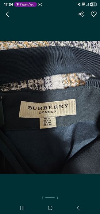 Платье Вurberry London шелк