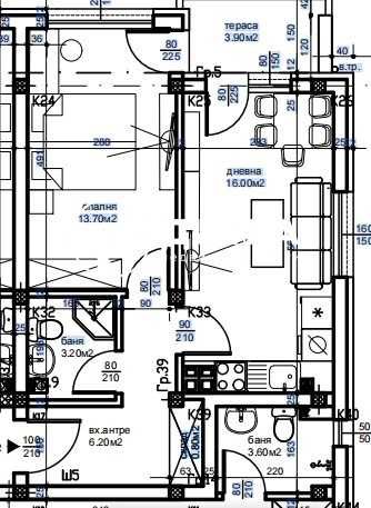 Продава се Двустаен апартамент в Пловдив, Остромила - 60 кв.м за 1284 €/кв.м - Снимка #6