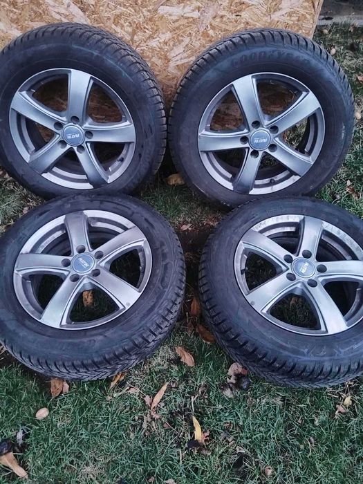 Зимни Гуми с Аломиниеви джанти 16“ 5 х 112 / Ф-57.1мм/ VW- AUDI-SEAT-SKODA - GOOO YEAR - Performance + Ultra Grip