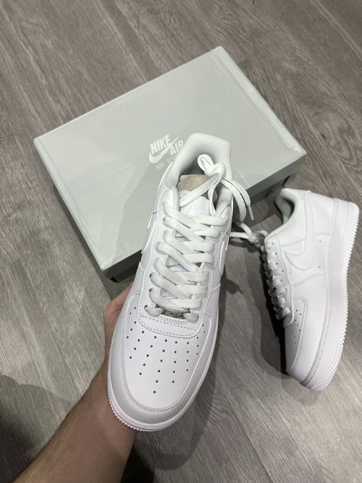 Adidasi Nike Air Force 1 Triple White AF1