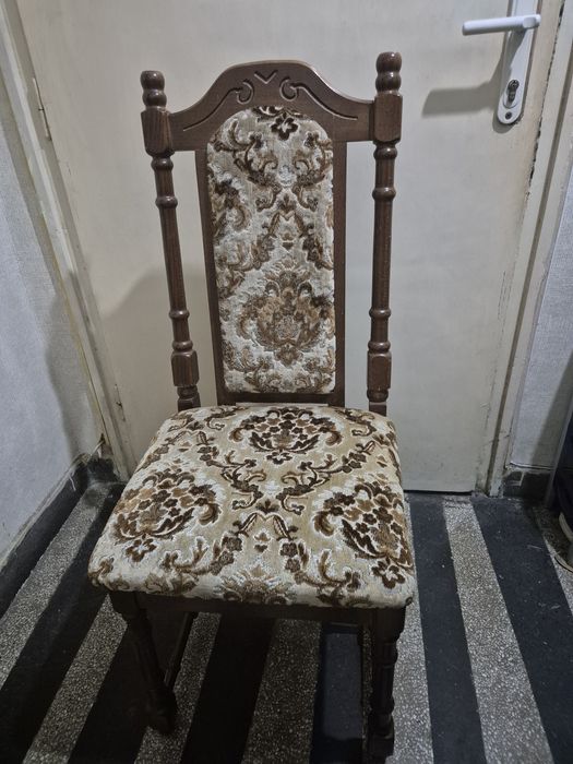 6 Масивни, Трапезни, Кухненски столове