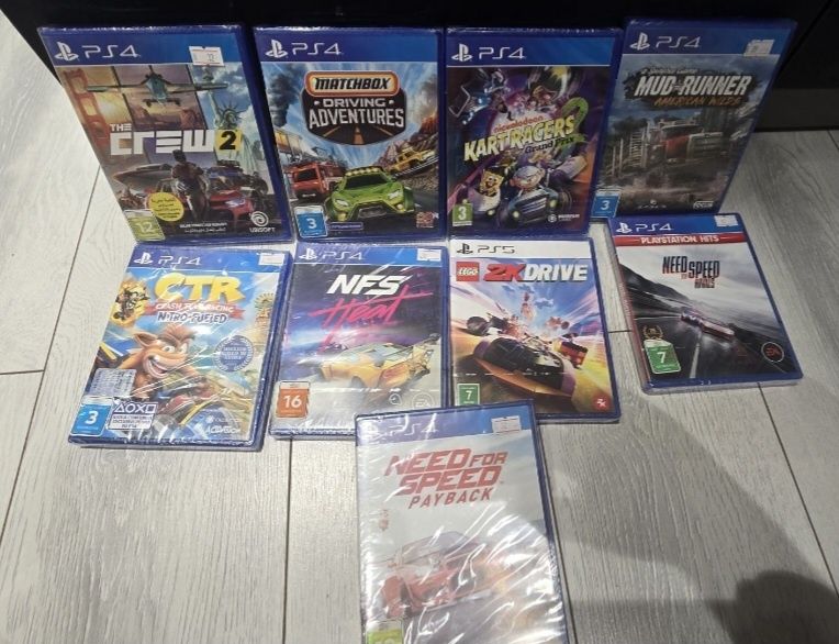 Игровые диски ps4 ps5 новые 299000