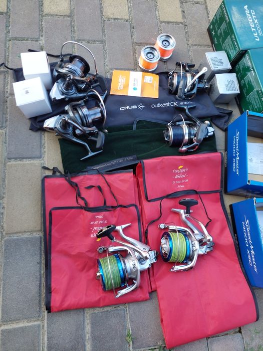 Seturi crap: sportex, free spirit, shimano, chub, daiwa