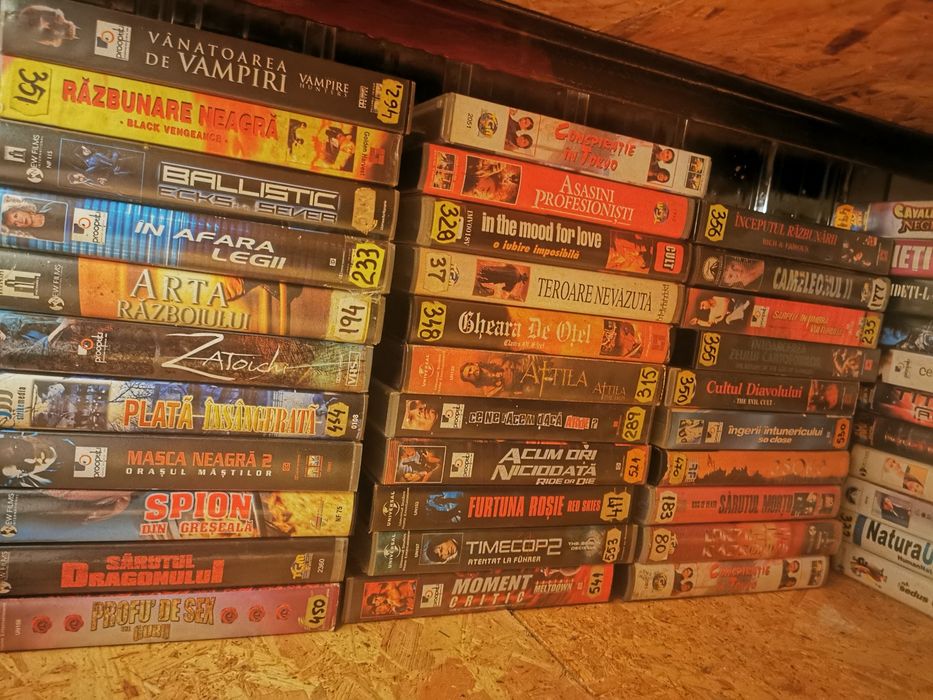 Casete vhs Filme de top 100