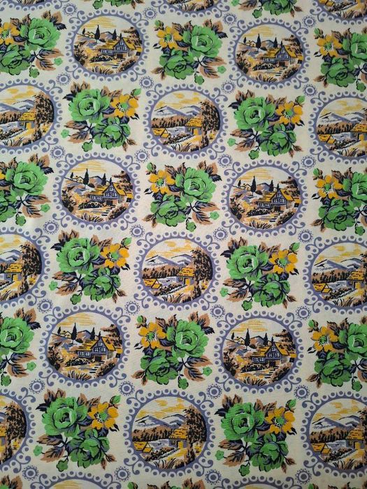 Отрез натуральной ткани поплин 4метра