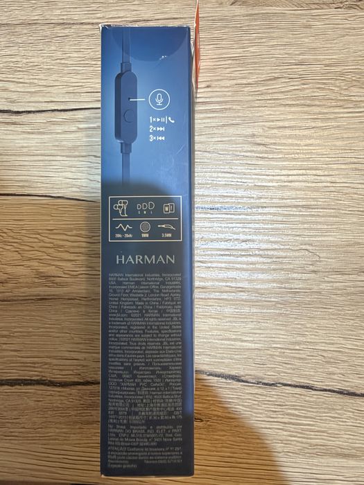 Чисто нови JBL Tune 110 (T110) – Запечатани In-Ear слушалки с микрофон (Сини)