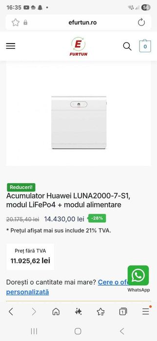 Baterie huaweu 5kw/7kw