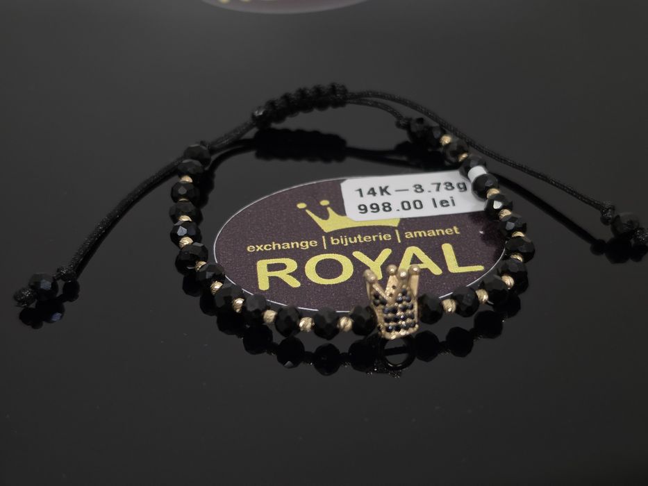 Bijuteria Royal: Brățară snur aur 14k/3.73 gr