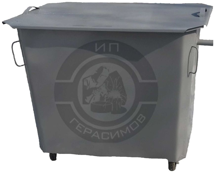 Контейнеры для мусора 1,1 куб. с крышкой на колесах (в т. ч. НДС 16%)