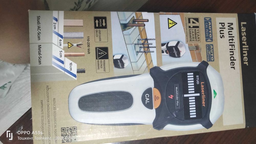 Универсальный детектор стен Laserliner MultiFinder Plus ищет всё