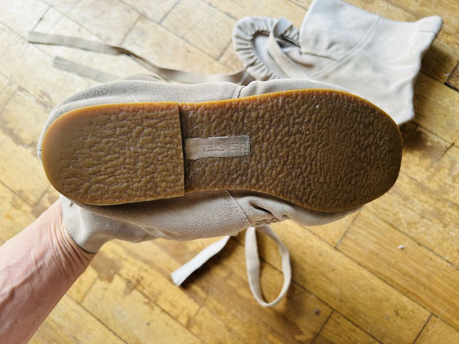 Cizme stil mocasin vara, piele intoarsa original Diesel
