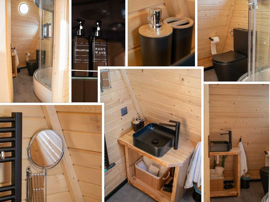 Cabane A frame -ciubăr - foisor - Liber de Crăciun