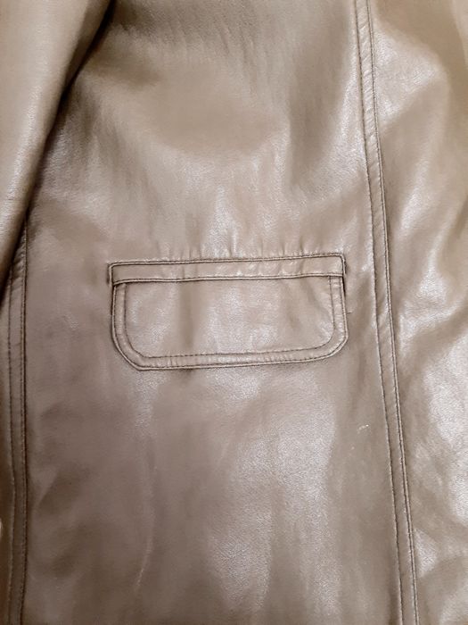 Две мъжки български кожени якета от еко кожа