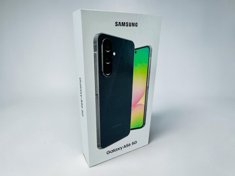 Samsung Galaxy A56 5G 128GB 8RAM Graphite НЕРАЗПЕЧАТАН! 2г. Гаранция!