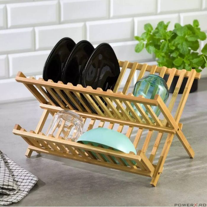 Suport de vase pliabil, lemn, 40x33x24 cm Kinghoff