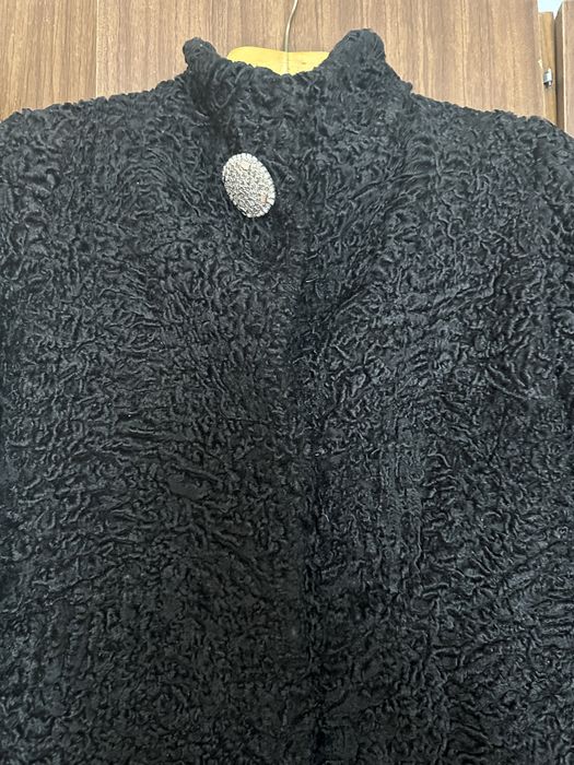 Шуба из натурального каракуля