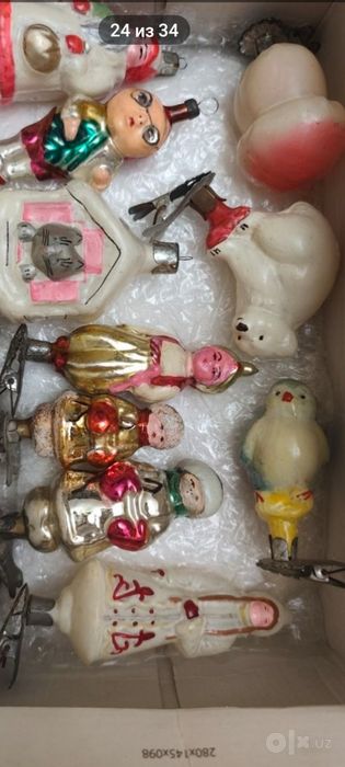 Продаётся советские ёлочные игрушки