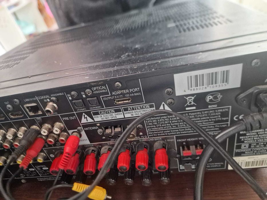 Receiver Amplificator Pioneer vsx 920 k 7.1 140w usb hdmi ipod 4k superb sunet clar puternic