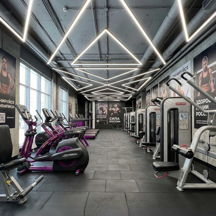 LED yoritish sport zali va fitness uchun / LED освещение для спортзала