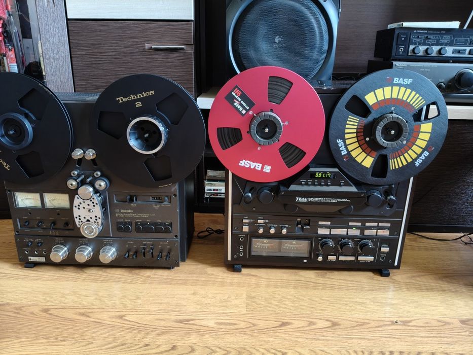 Magnetofon Teac X2000R și Technics RS1506
