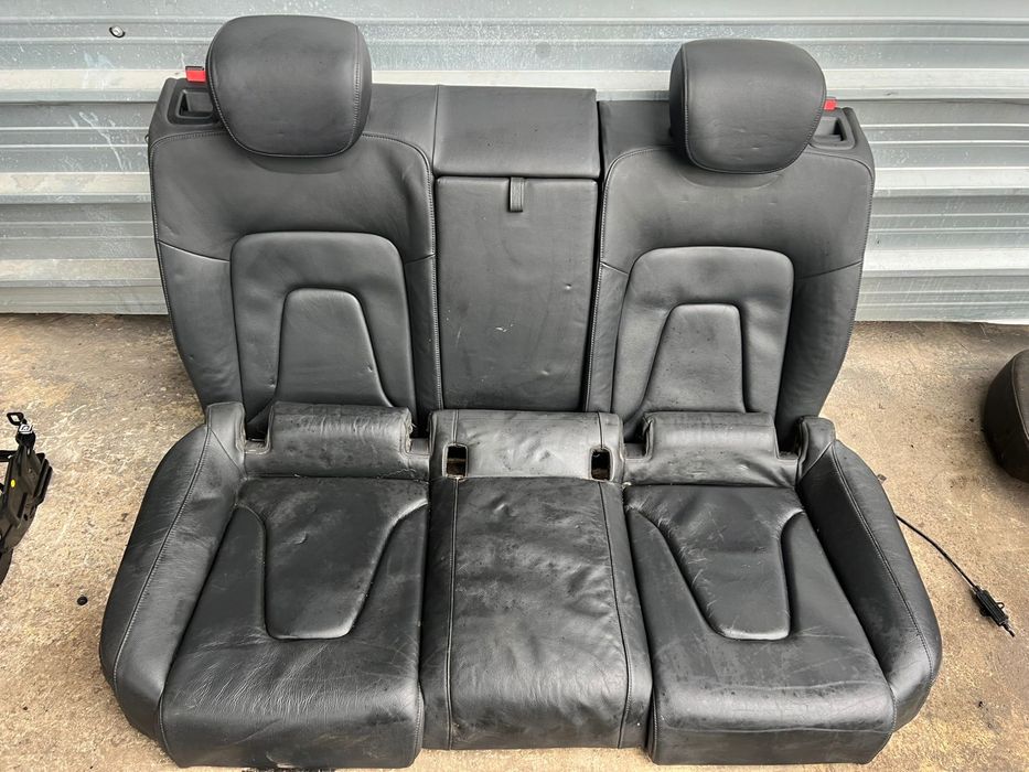 Салон Ауди AUDI A5 2врати Черен кожа Обикноввен Ел. подгрев ном 856