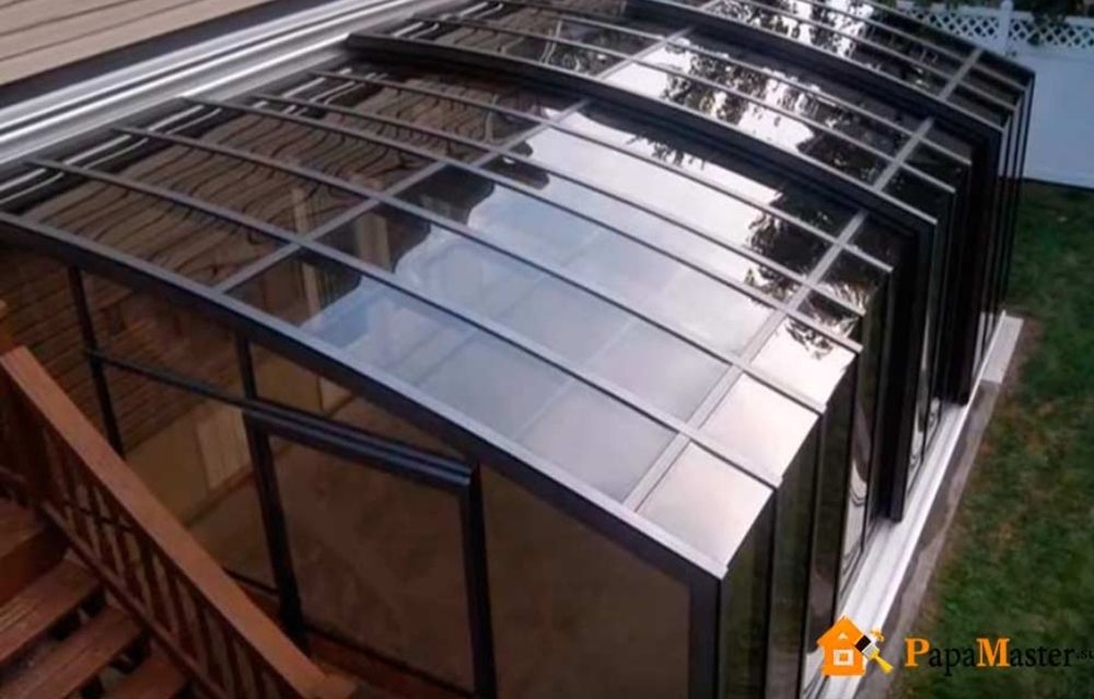 Пластиковые окна. Безрамные остекление.