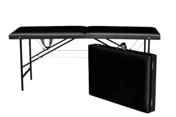 Кушетка косметологическая, складная, чёрная, новая