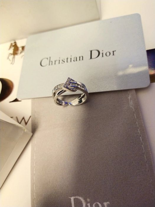 Сребърен пръстен Dior