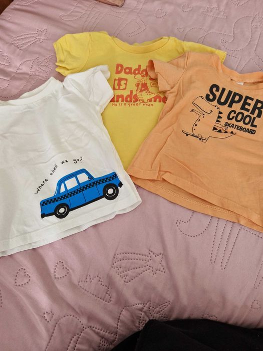 Бебешки ромпъри, Бебешки тениски момче