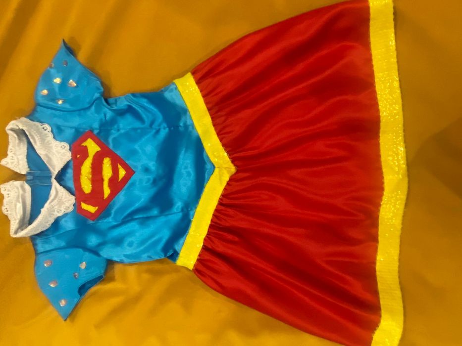 Карнавальный костюм Супердевочка на 7-9 лет