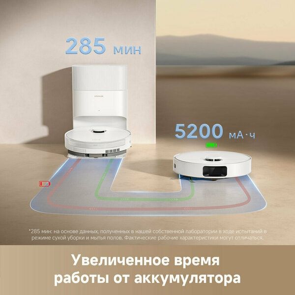Dreame D20 Plus — Робот для сухой и влажной уборки с автоочисткой
