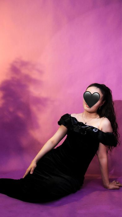 вечернее платье черное